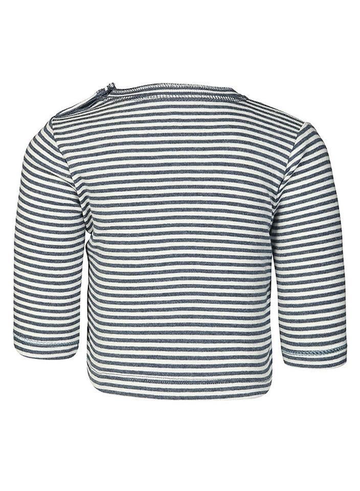 OrganicEra Organic Baby L/S Tshirt, indigo Melange Striped