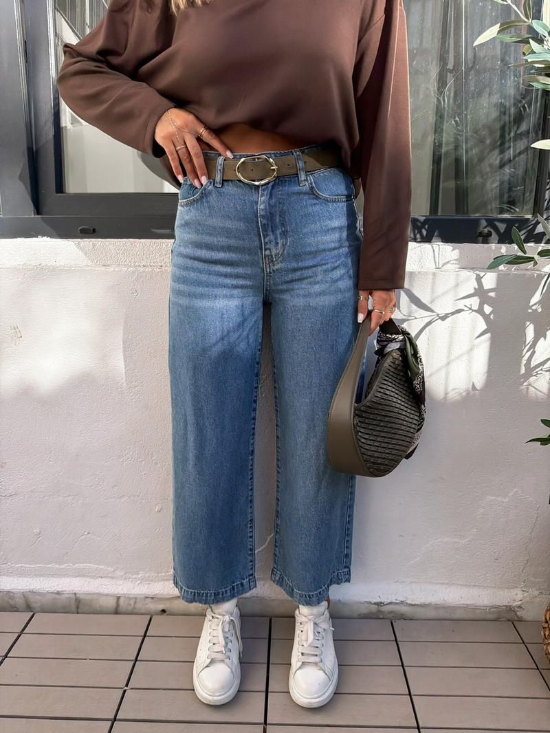 Mavi Kemer Culatte Jean
