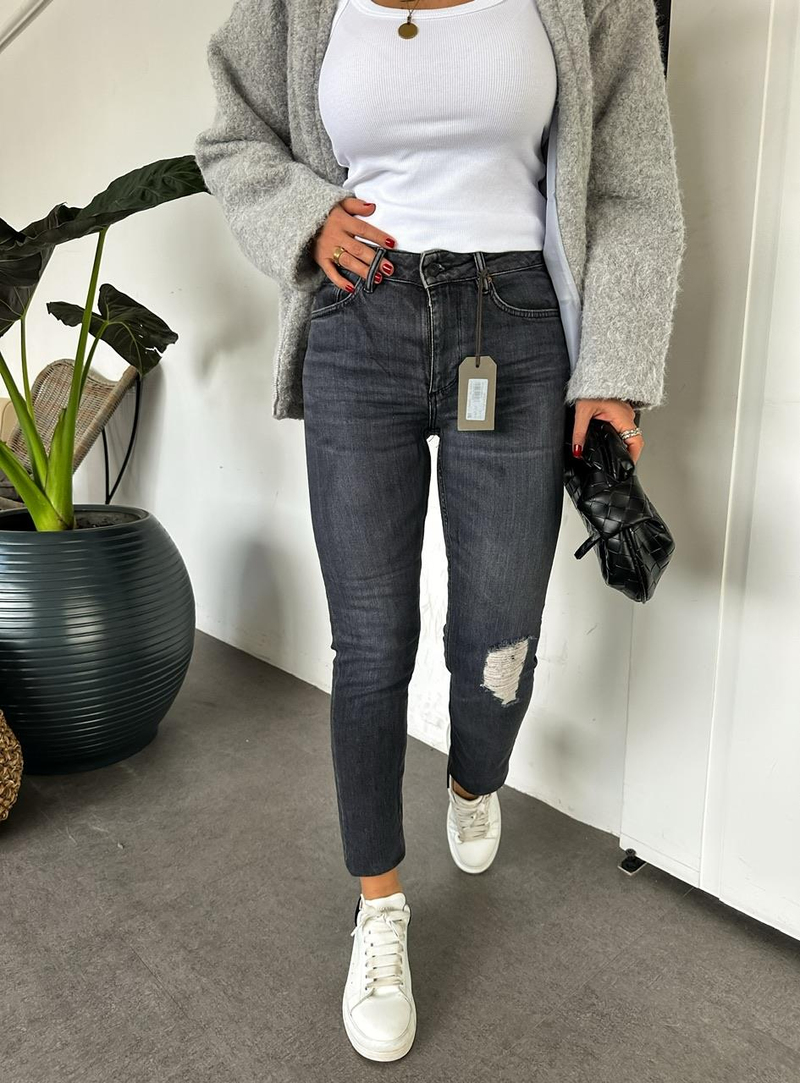 Antrasit Likralı Premium Jean