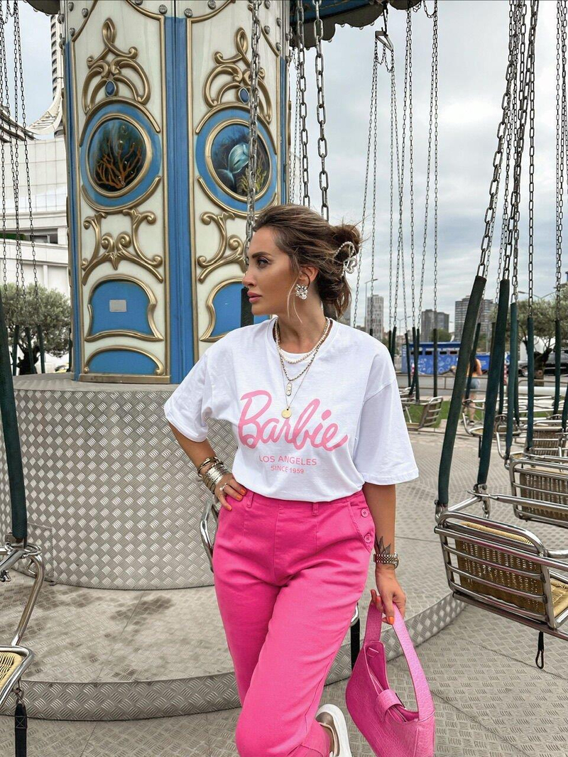 Beyaz Los Angeles Barbie Tshirt