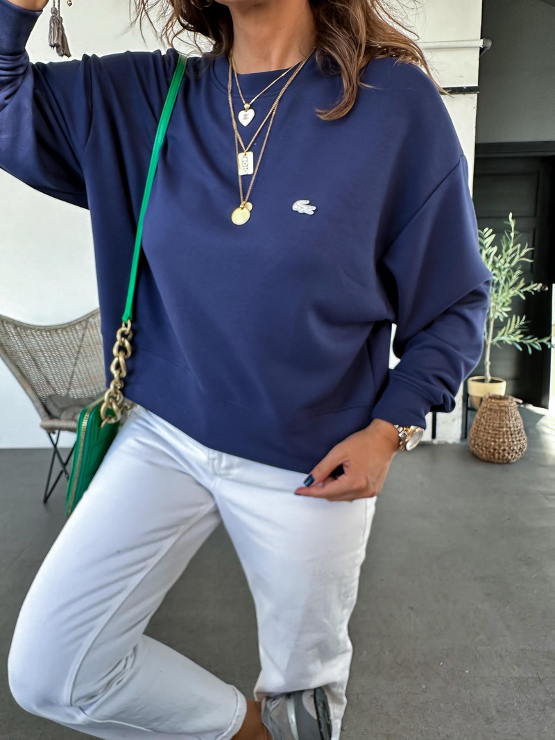 Lacivert Modal Premium Sweatshirt
