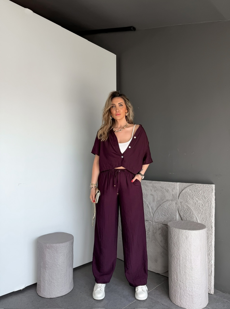 Mürdüm Kraşlı Relax Kesim Takım