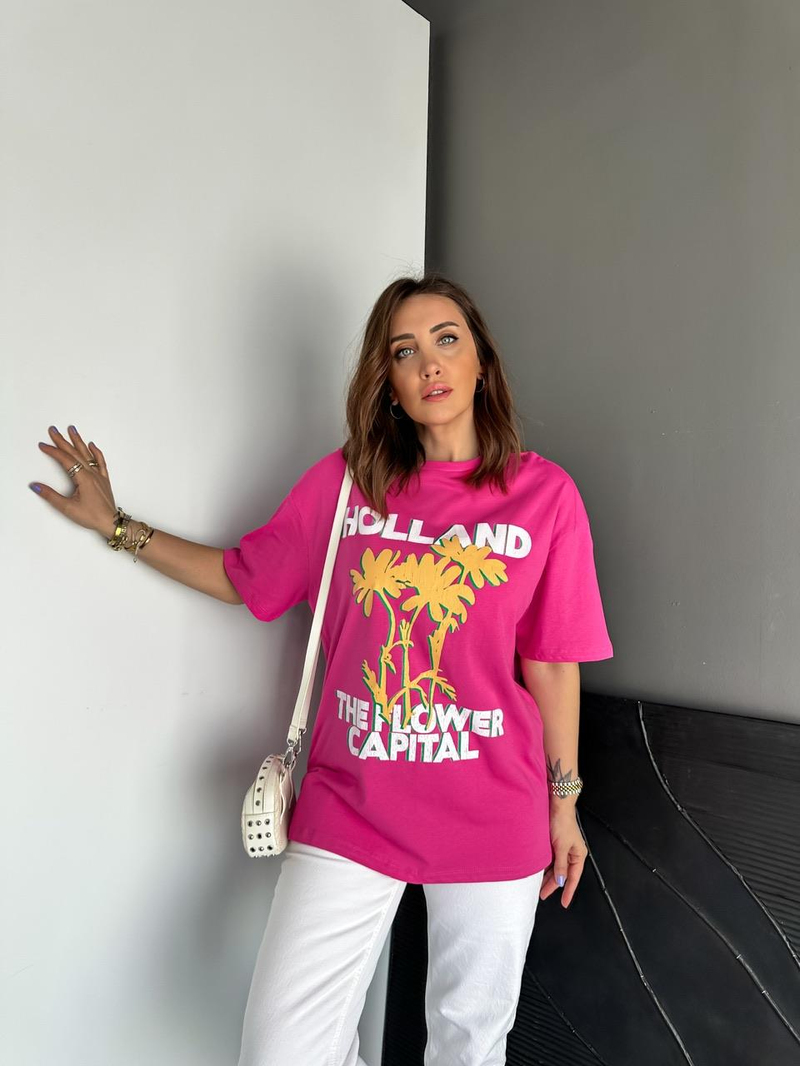 Pembe Holland Basic Tshirt