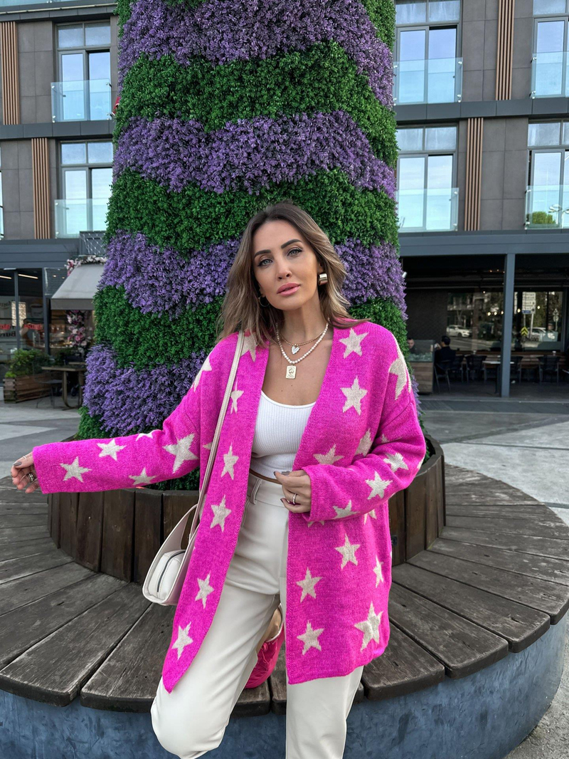Pembe Yıldızlı Hırka