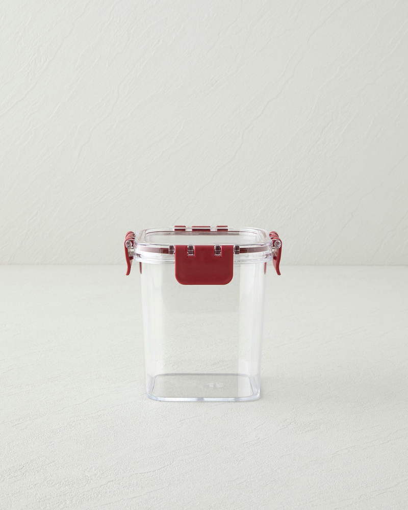 Ador Plastik Kavanoz 850 ml Bordo