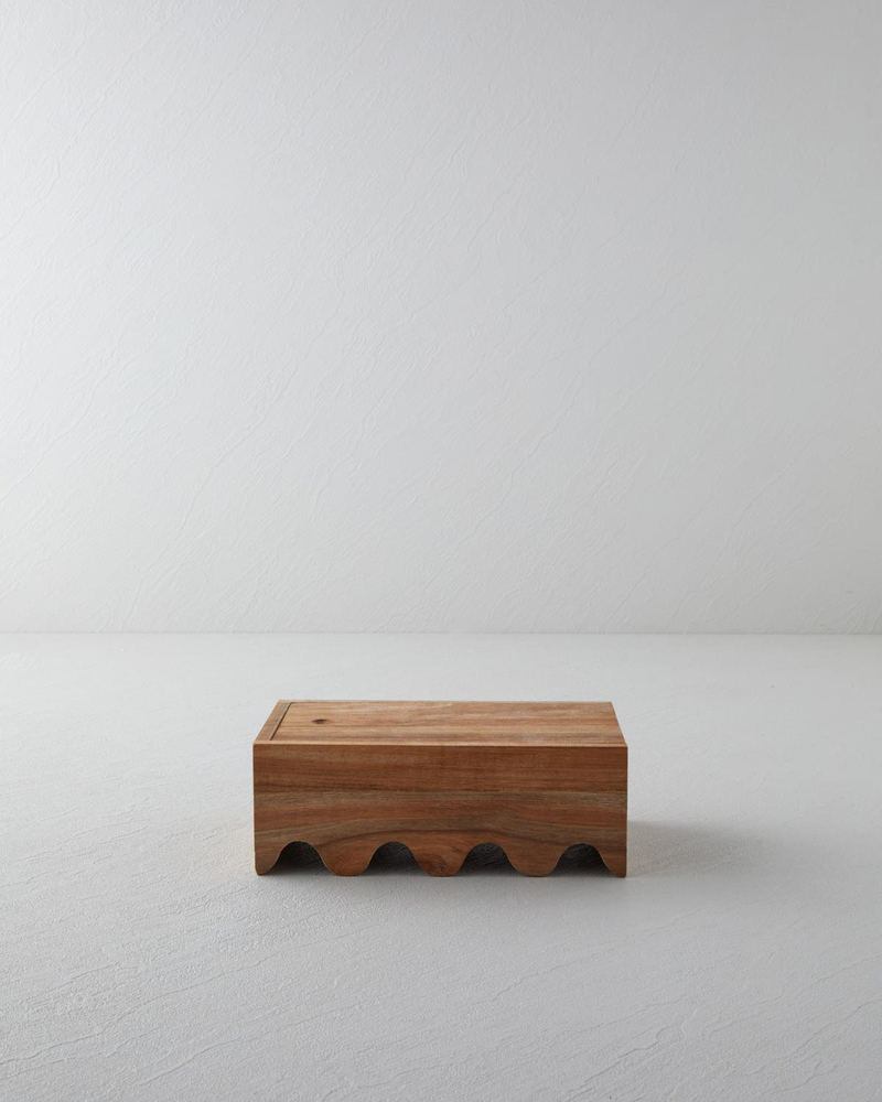 Akasya Dekoratif Kutu 25x15 cm Koyu Kahverengi
