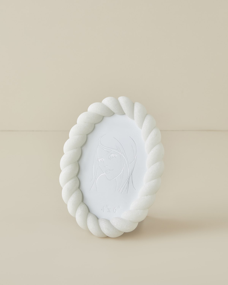 Alissa Polyresin Çerçeve 10x15 cm Beyaz