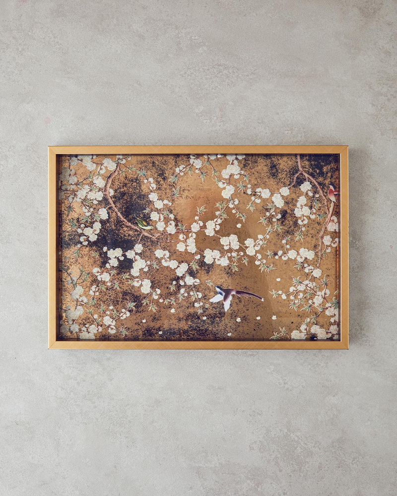 Alonza Dekoratif Tepsi 31x46 cm Gold