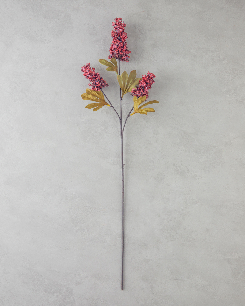 Amare Tek Dal Yapay Çiçek 90 cm Kırmızı
