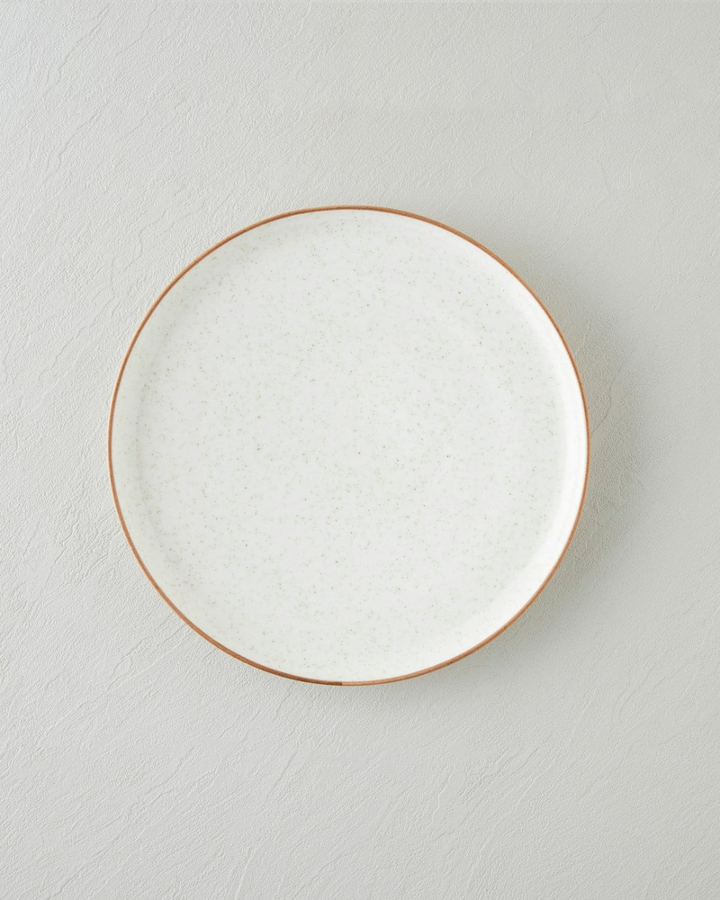 Antiquelle Porselen Servis Tabağı 25 cm Krem