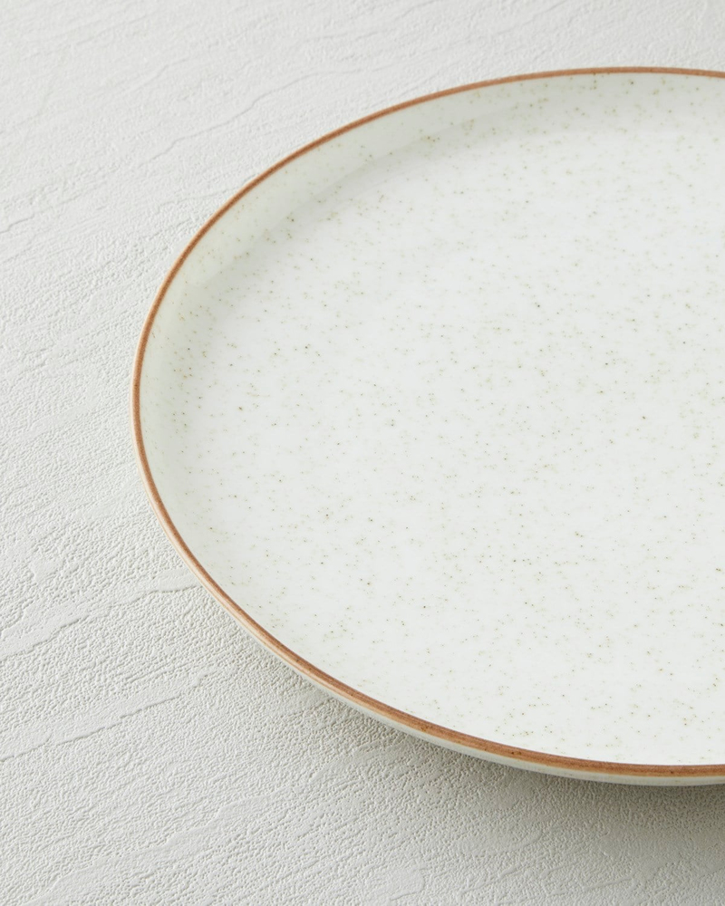 Antiquelle Porselen Servis Tabağı 25 cm Krem