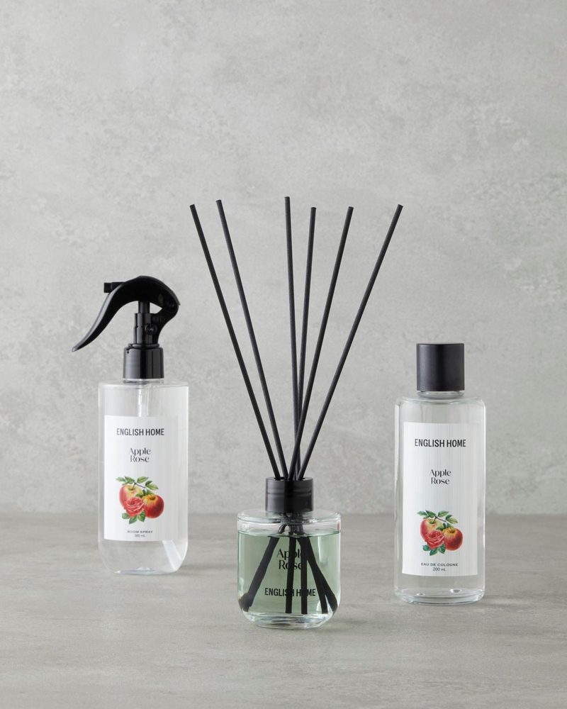 Apple Rose Çubuklu Oda Kokusu 95 ml Şeffaf