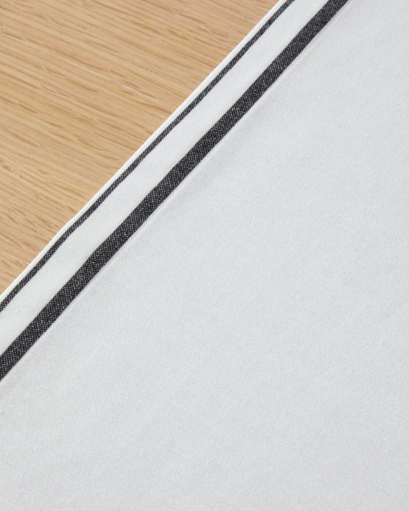 Arborelle Polyester Runner 40x140 cm Siyah - Beyaz