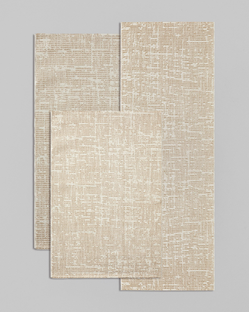 Arbre Halı 100x300 cm Bej