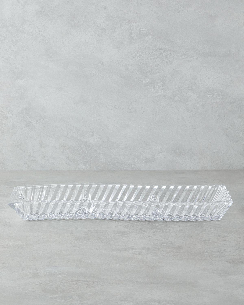 Aura Cam Sunumluk 40x14x4 Cm Şeffaf