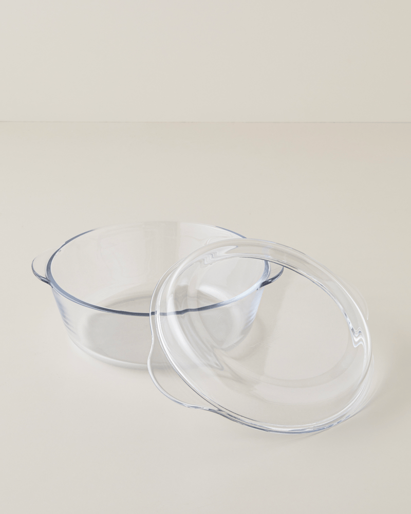 Bake&Serve Cam Kapaklı Fırın Kabı 26x22 cm Şeffaf