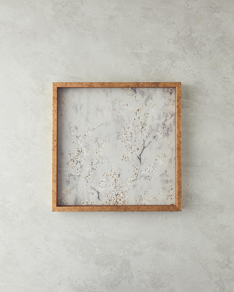 Berilda Dekoratif Tepsi 33x33 cm Krem