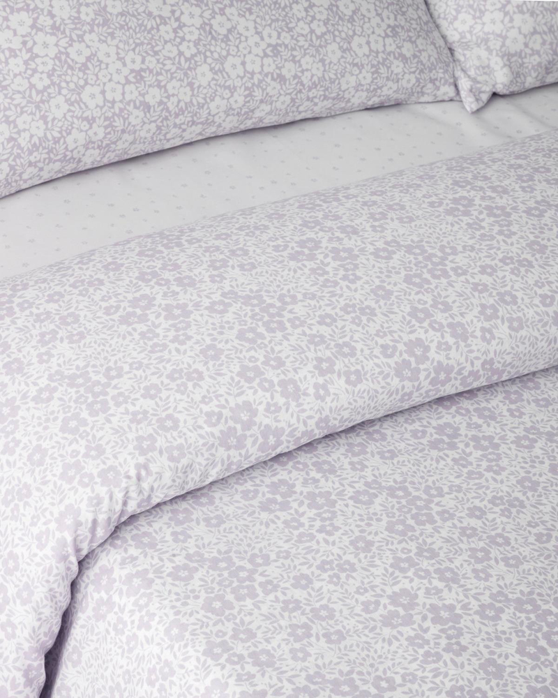 Blossira Kolay Ütülenir Çift Kişilik Nevresim Takımı 200x220 cm Lila