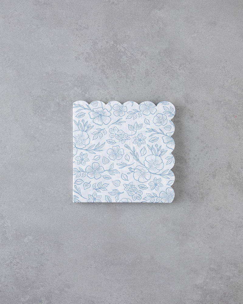 Bluette Kağıt 20'li Kağıt Peçete 33x33 cm Mavi