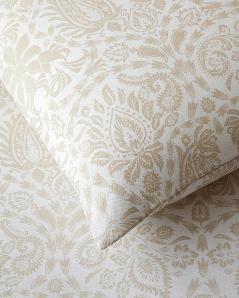 Boho Elegance Kolay Ütülenir Tek Kişilik Nevresim Takımı 160x220 cm Bej