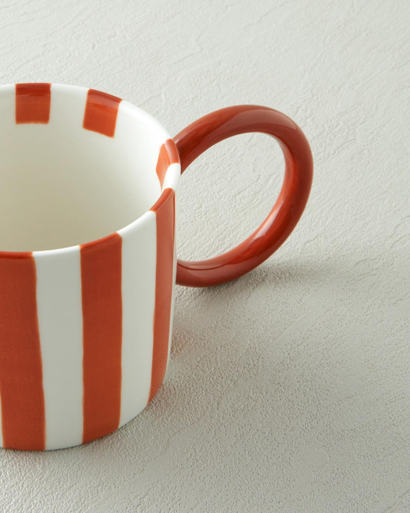 Boldy Lines New Bone China Kupa 350 ml Turuncu