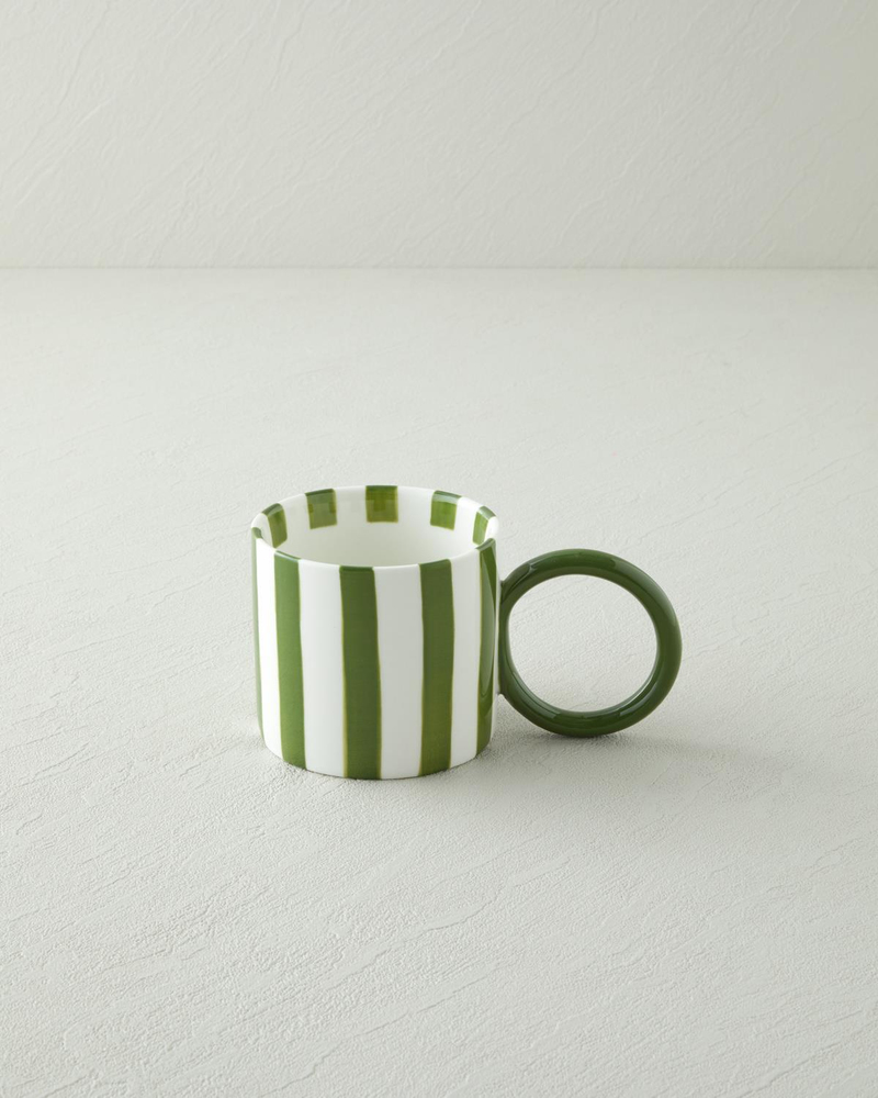 Boldy Lines New Bone China Kupa 350 ml Yeşil