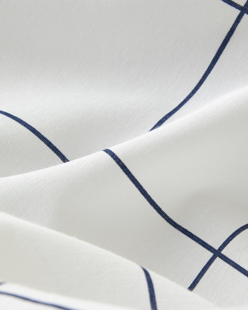 Border Dots Kolay Ütülenir Tek Kişilik Nevresim Takımı 160x220 cm Lacivert