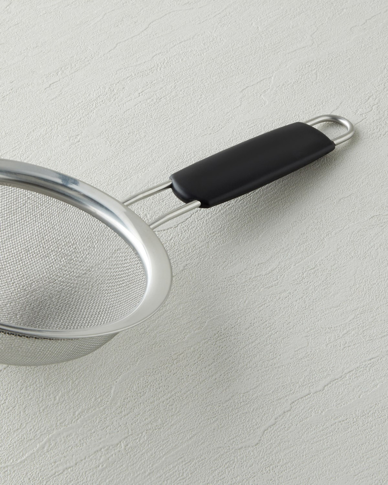 Brims Paslanmaz Çelik Süzgeç 14 cm Siyah