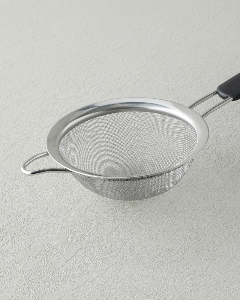 Brims Paslanmaz Çelik Süzgeç 14 cm Siyah