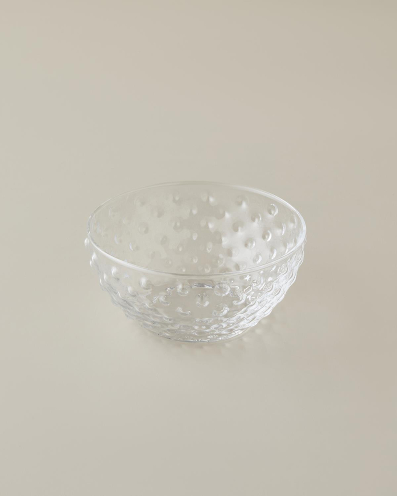 Bubbles Cam Kase 14 cm Şeffaf
