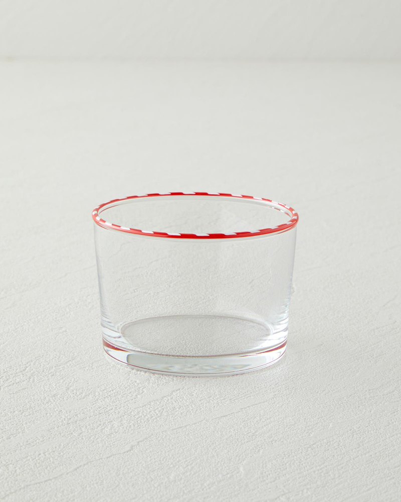 Candy Cane Stripe Cam Çerezlik 8,5 cm Kırmızı
