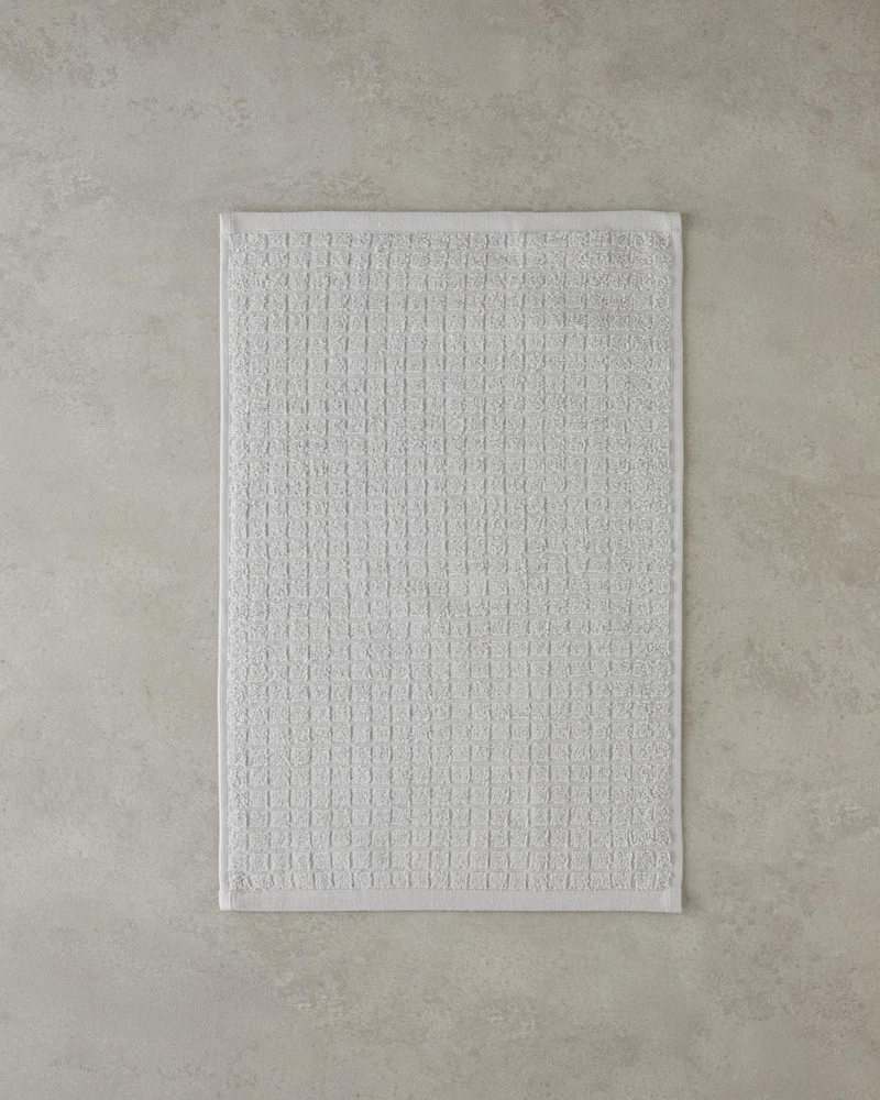 Chequer Pamuk El Havlusu 30x45 cm Gri