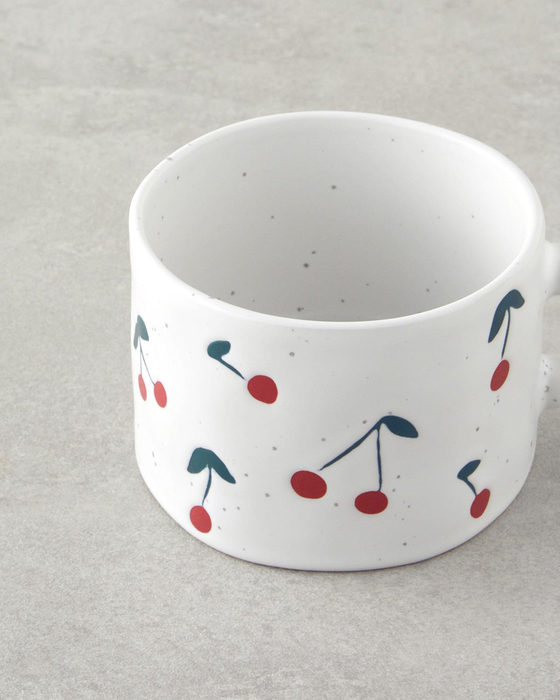 Cherry Garden Stoneware Kupa 320 ml Kırmızı