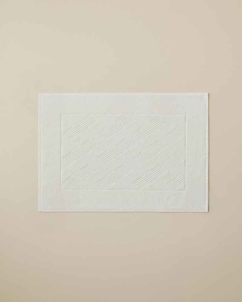 Chic Diamond Pamuk Ayak Havlusu 50x70 cm Fildişi