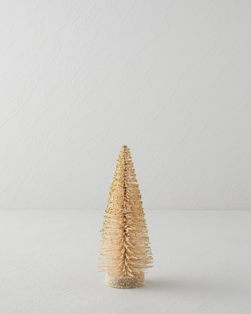 Christmas Tree Dekoratif Obje 20 cm Şampanya