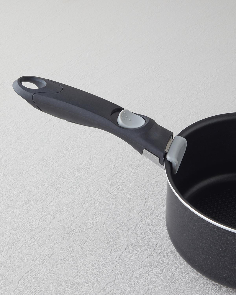 ClickEase 7 Parça Premium Tencere Seti 18-20-24-28 cm Siyah