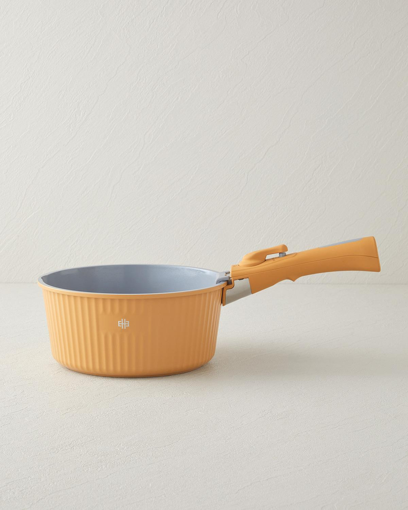 ClickEase CeraWell 8 Parça Tencere Seti 20 – 20 – 26 – 26 cm Hardal
