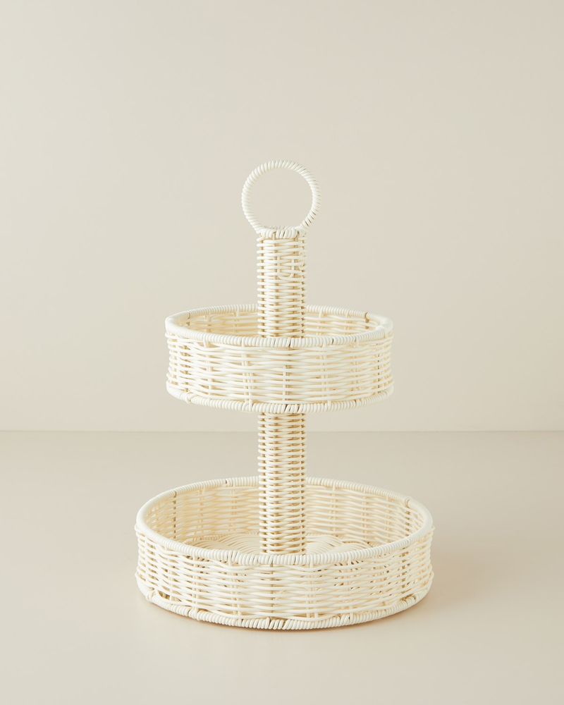 Coastlinear Plastik Katlı Servis 20+27 cm Krem