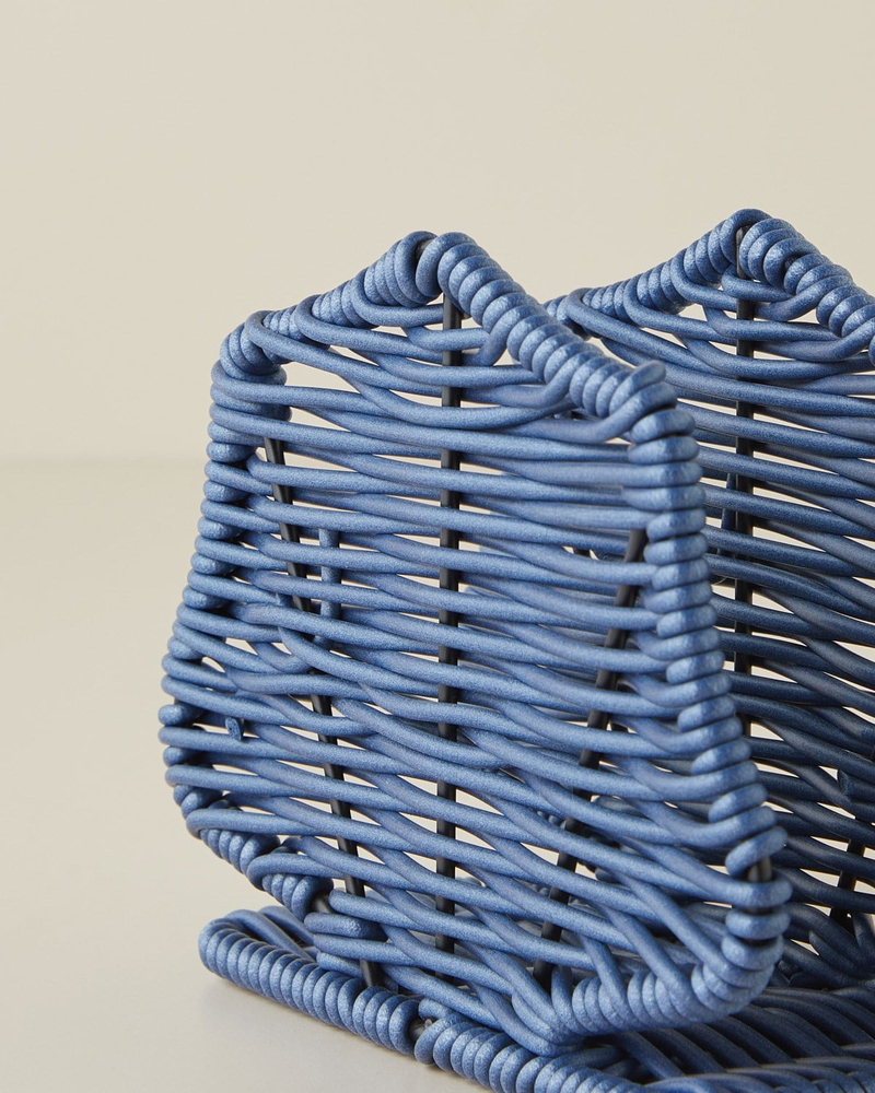 Coastlinear Plastik Peçetelik 15x6x11 cm Mavi