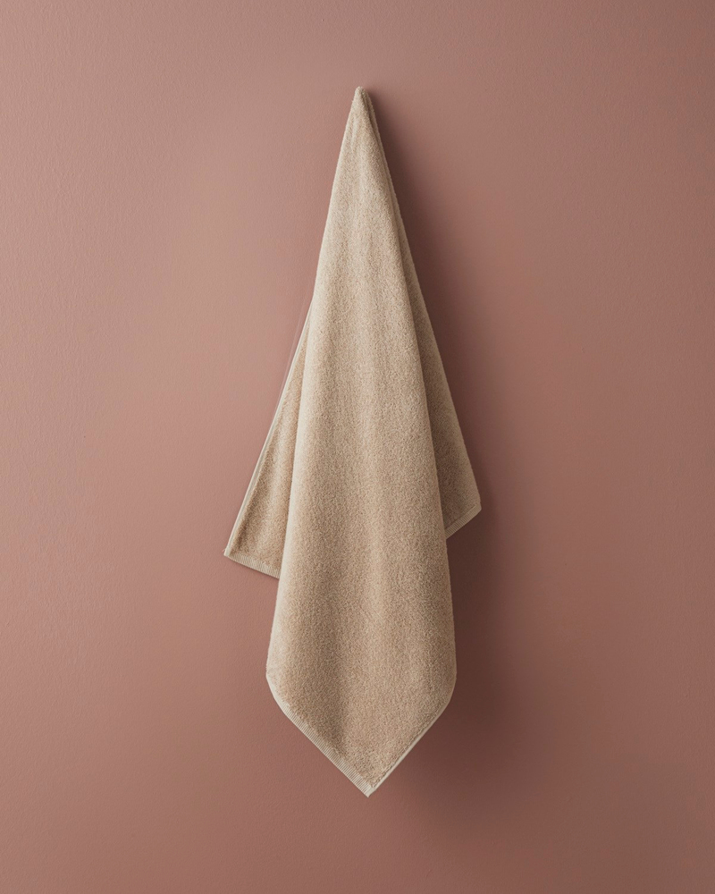 Cotton Line Pamuk Banyo Havlusu 70x140 cm Açık Bej