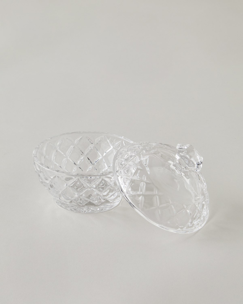 Diamond Gleam Cam Şekerlik 9,5X10 CM Şeffaf