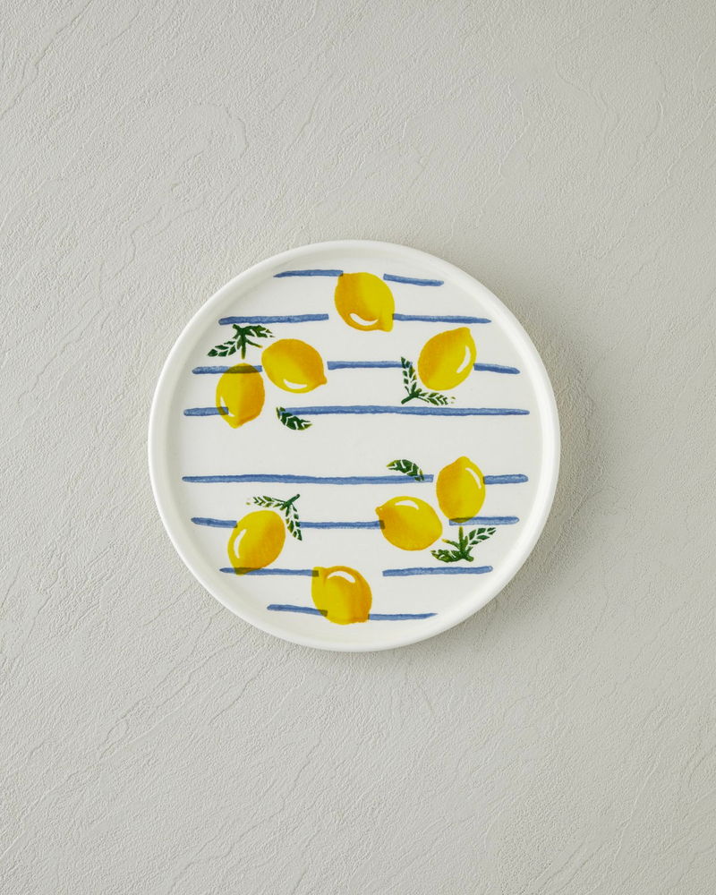 Dolce Vita Seramik 6'lı Pasta Seti 20 cm Sarı