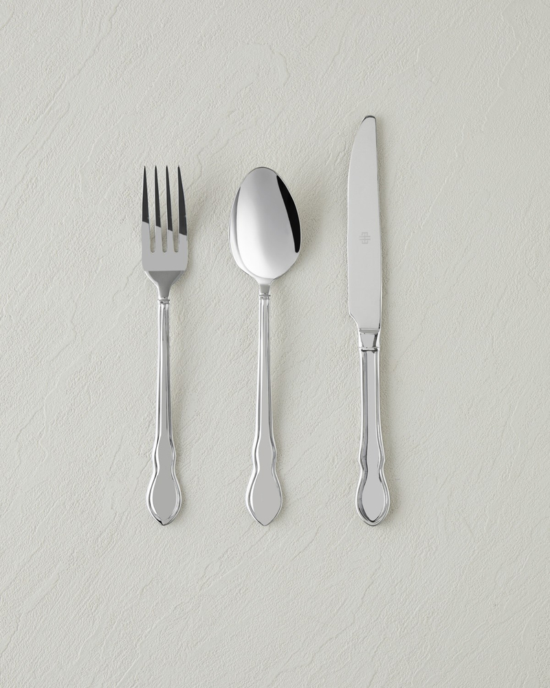 Elegance Paslanmaz Çelik Çatal Kaşık Bıçak Tk. 18 Parça 6 Kişilik Silver