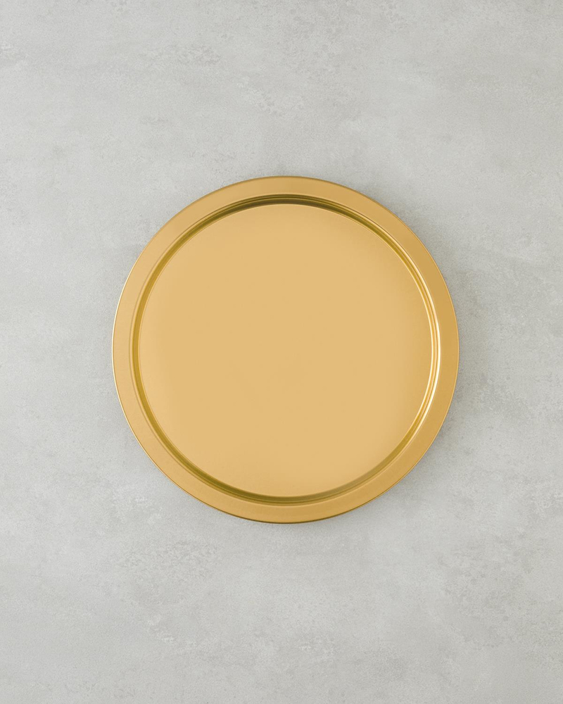 Emma Metal Tepsi 31,5 cm Gold