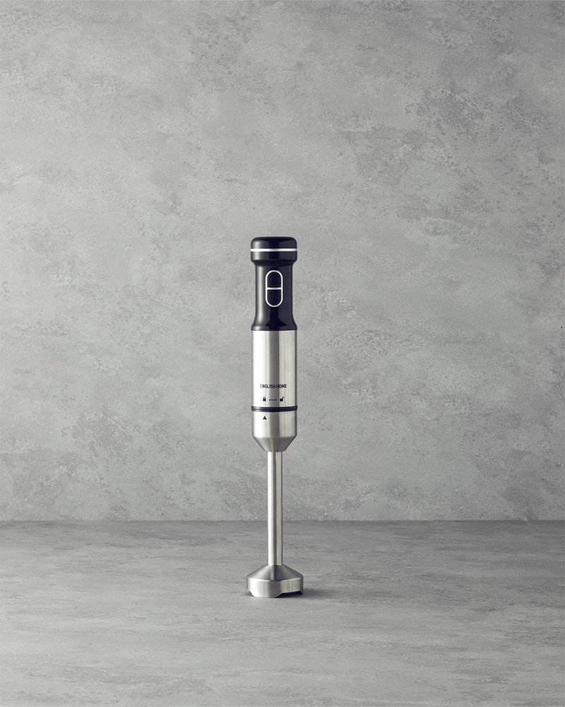 English Home MBS 3001 4 Bıçaklı Mini Blender Seti Siyah-Krom