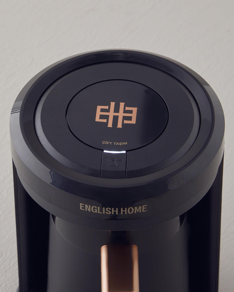 English Home TKM 6002 Çift Taşım Türk Kahvesi Makinesi Siyah-Bakır