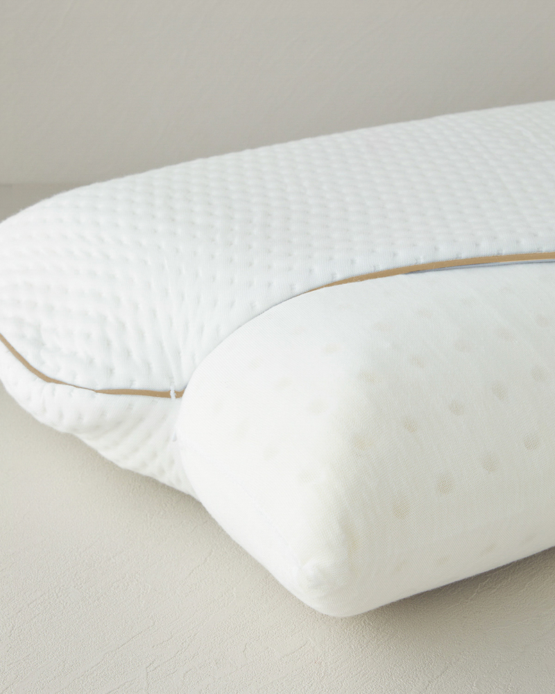 Ergonomik Boyun Destekli Visco Yastık 60x40x16 cm Beyaz