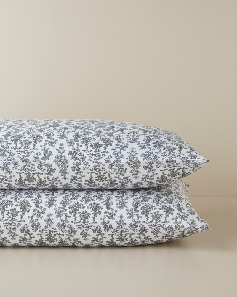 Fiore Kolay Ütülenir 2'li Yastık Kılıfı 50x70 cm Mor