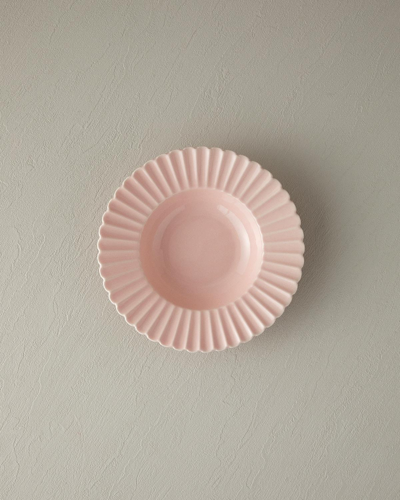 Fiore New Bone China Çukur Tabak Pudra
