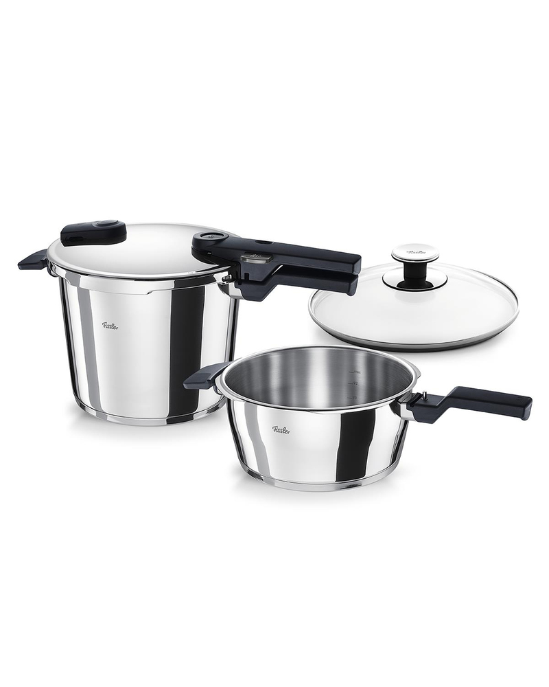 Fissler Vitaquick Glossy Düdüklü Tencere Siyah
